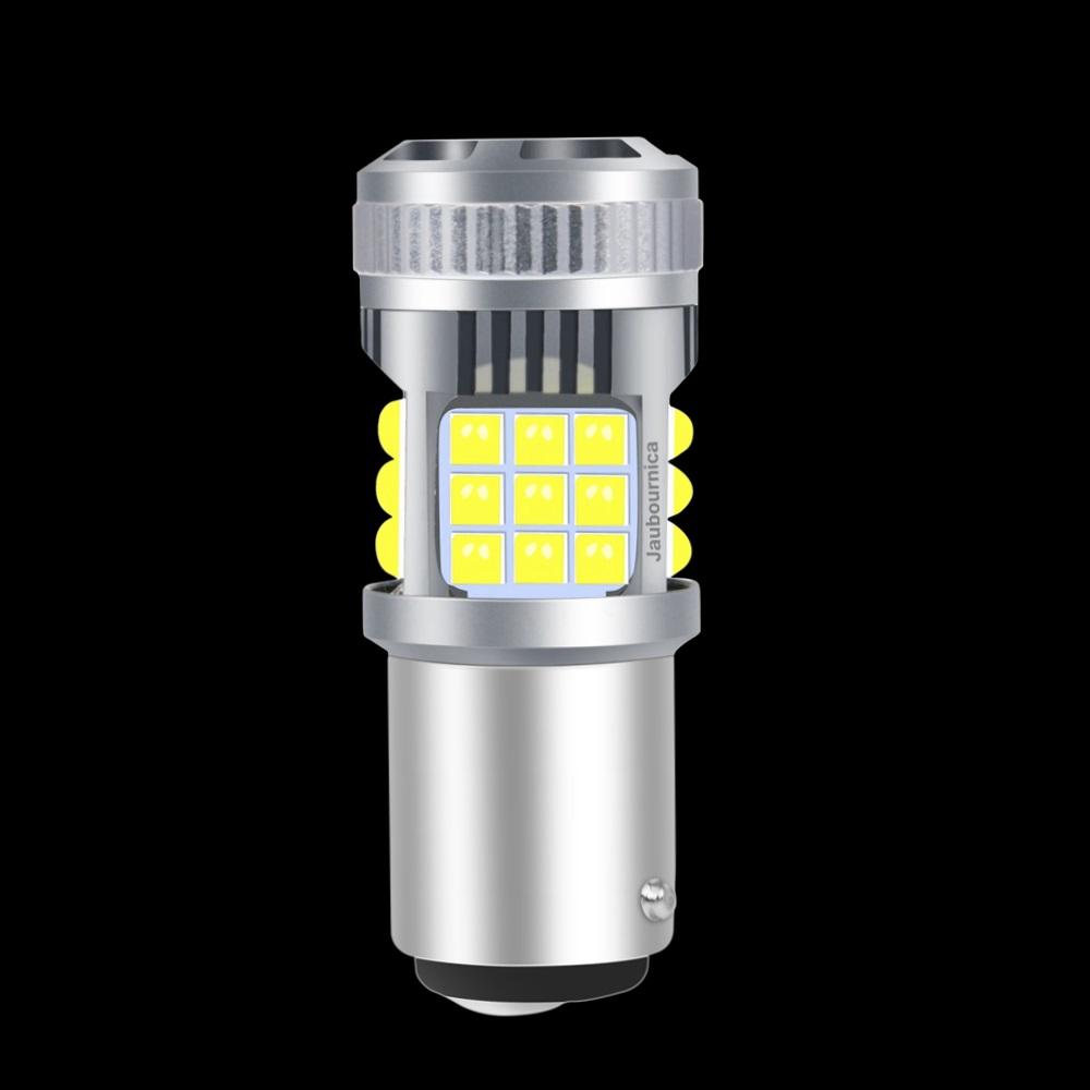 1Piece 1156 P21W BA15S BAU15S 1157 P21/5W BAY15D Super Bright CANBUS LED Bulb Car Brake Light Turn Signals Auto Reverse Lamp