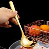 304 Stainless Steel Thicken Long Handle Spoon Home Kitchen Tableware Soup Spoons Ladle Colander Cutlery Cooking Utensils
