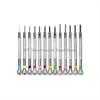13Pcs Watch Repair Tools Screwdriver Set 0.6mm-2.0mm Flat Head Screwdriver Kit Professional Watchmakers for Watch Repair Tools