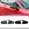 Car Rearview Mirror Decorative Frame Protective Cover For Ford Mustang 2015 Up Car Exterior Accessories , ABS Plastic