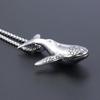 Fashion 316L Stainless Steel Charms Whale Pendant Necklace Men's and Women's Simple Jewelry Necklace Gift Accessories Wholesale