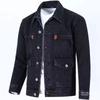 2025 Spring/Autumn Trendy Japanese-Style Men's Loose Plus Size Denim Jacket
