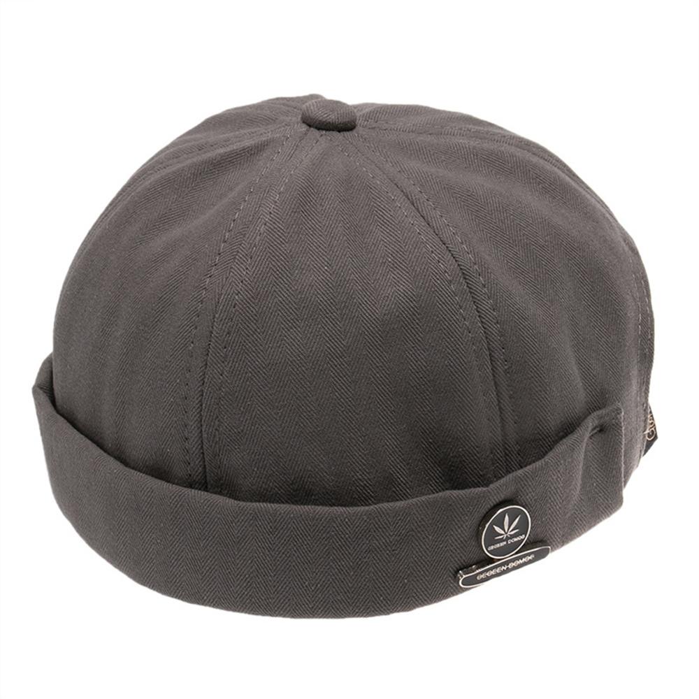 Fashion Brimless Caps for Men Women Vintage Corduroy Beanie Skullcap Street Retro Adjustable Sailor Hats Melon Cap Hip Hop Hat