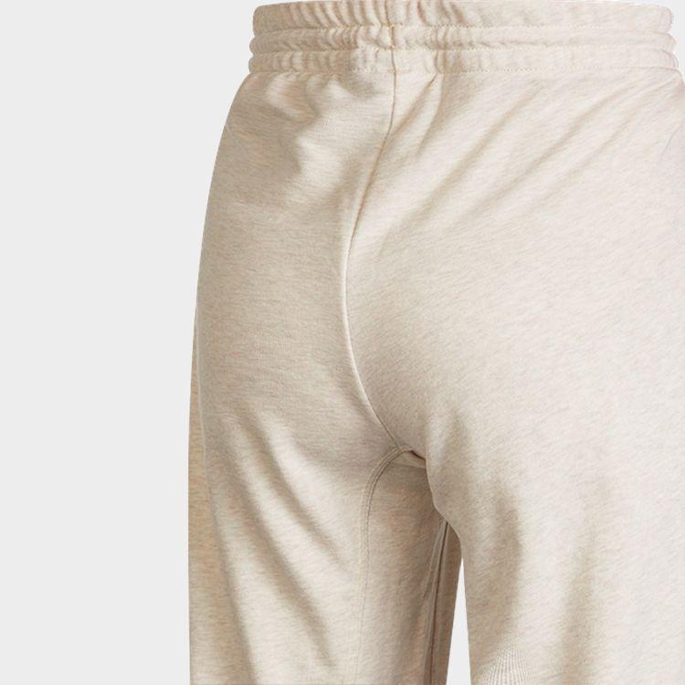 Adidas Solid Color Loose Straight Leg Casual Pants Women Bottoms White HE2870
