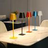 New LED Table Lamp Touch Sensor Rechargeable Desktop Night Light Wireless Reading Lamp for Restaurant Hotel Bar Bedroom Light