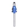 Router Bit 14 Shank R2.5 Dual Bearing High Hardness Tungsten Steel Alloy Woodworking Milling