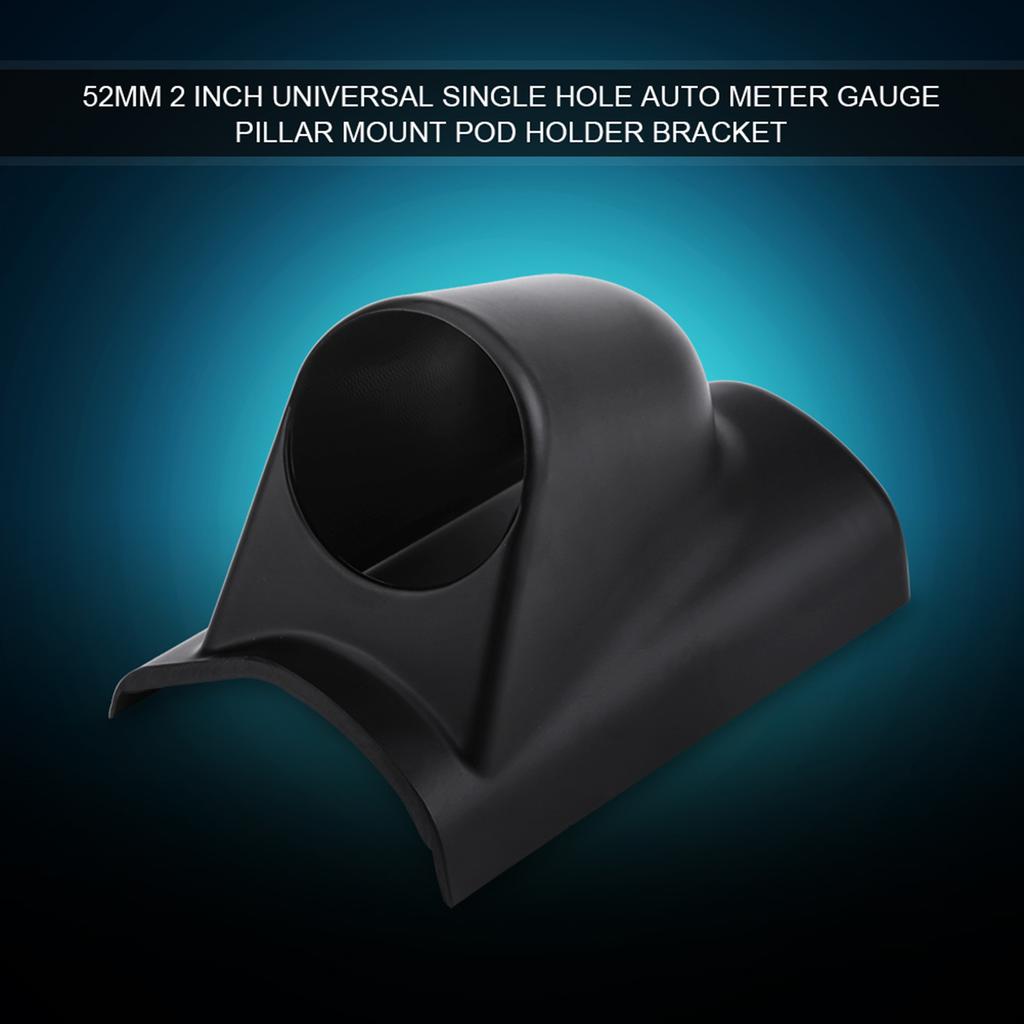 52mm 2 Inch Single Hole Meter Gauge Pillar Mount Pod Holder Bracket