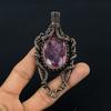 Kunzite Pendant Gemstone Jewelry, 999 Copper Wire Wrapped Pendant, Gift For Women Handmade Pendant
