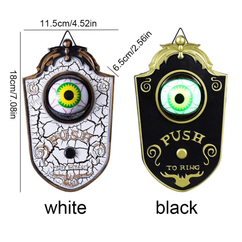 Electric Sounding Eyeball Doorbell Decorative Hanging Doorbell Halloween Doorbell Halloween