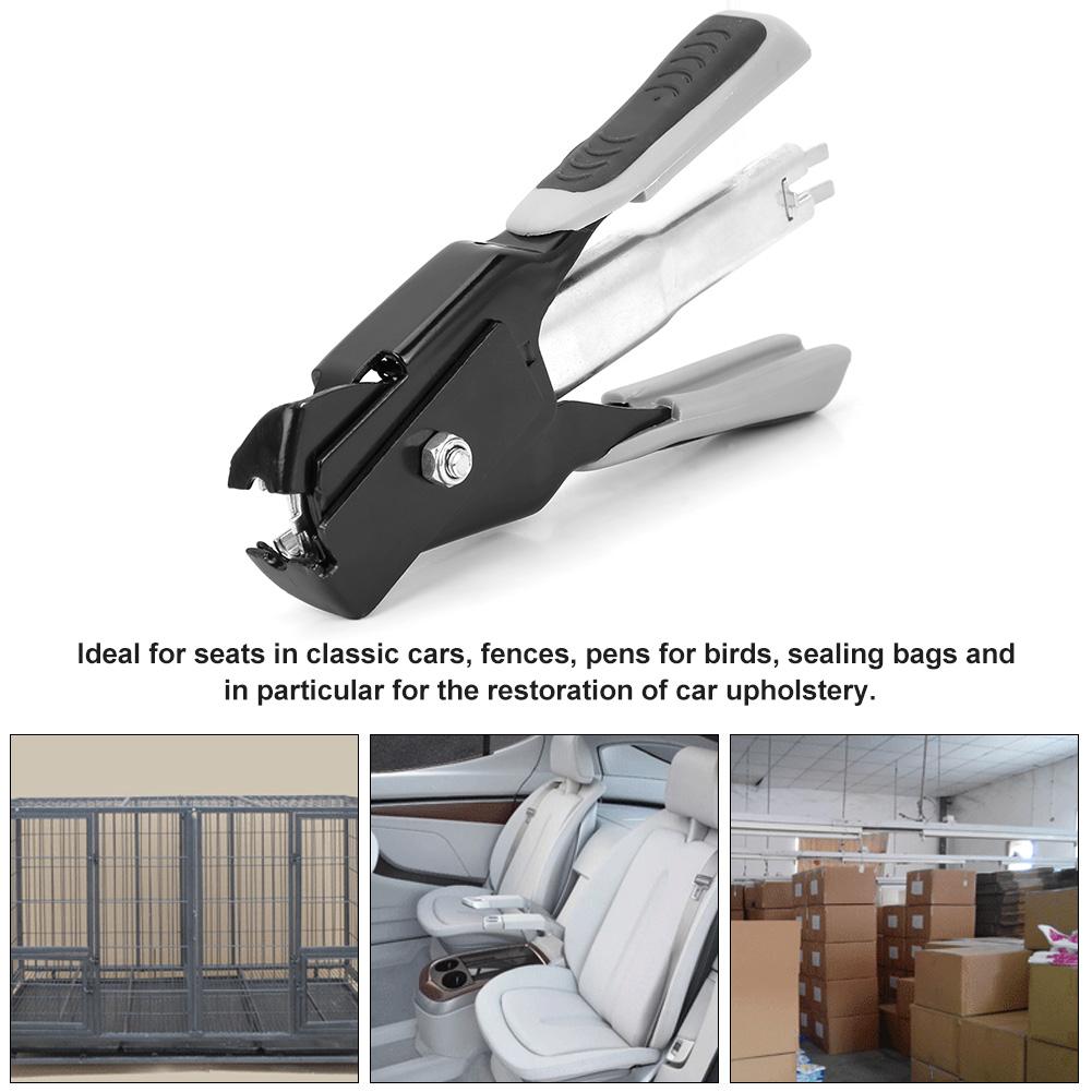 Supermarket Packaging Hog Ring Pliers C Type Nail Sealing Pliers Animal Cage Clamp