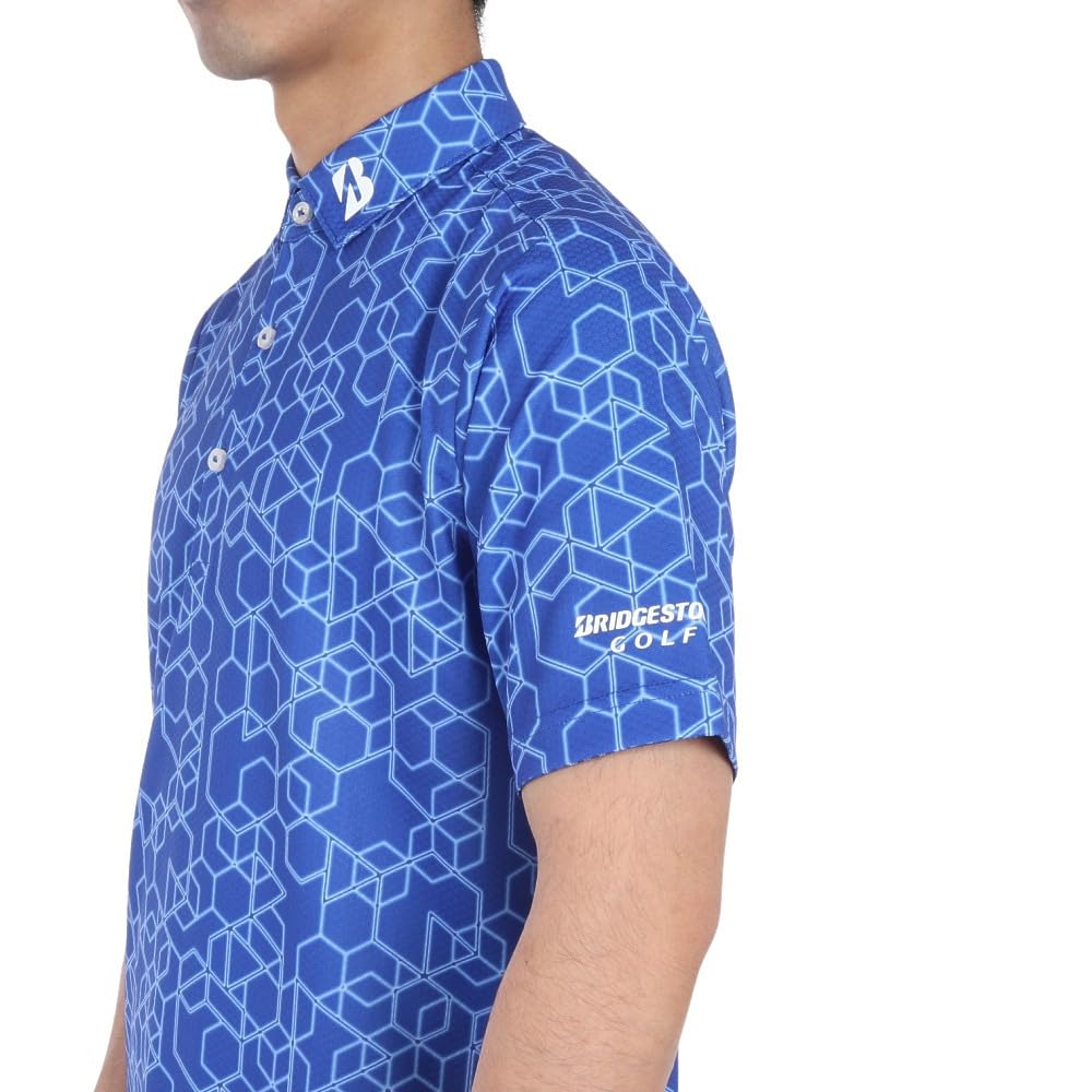 [Bridgestone Golf] Golf Shirt, Short Sleeve Shirt AGM03A, Men's BL