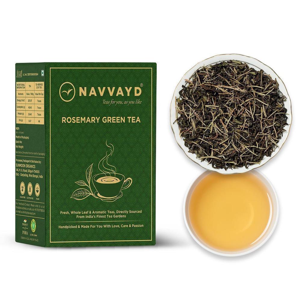 Green Tea with Rosemary (100 G), Rosemary Green Tea Navvayd