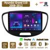 Android Carplay Car Radio For Hyundai Grand I10 2008-2012 Multimedia Player Head Unit Stereo GPS Navigation BT WIFI 4+64GB