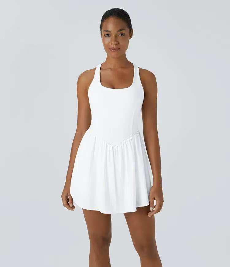 Women's Summer Sports Skirt: Cross-Border Tennis, Golf, and Yoga Dress with Built-In Shorts