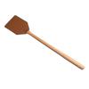 PU Leather Fly Swatter With Long Wood Handle Sturdy Durable Flyswatter For Indoor And Outdoor Pests Control Rustic Swatter