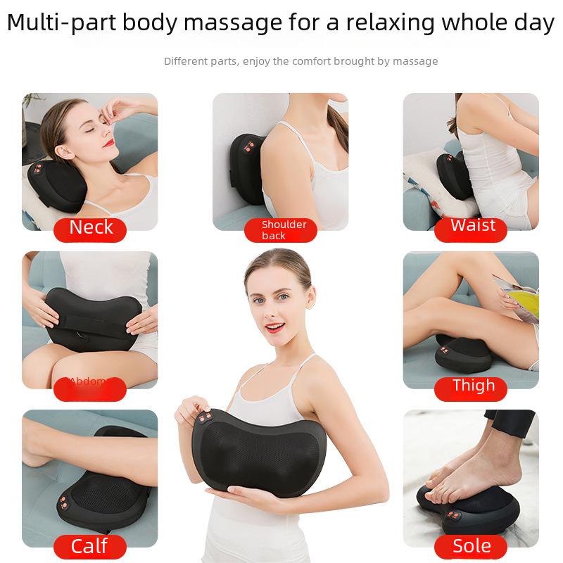 Multi-Function Electric Neck, Shoulder & Back Massager Pillow