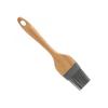 BigBuy Home - Brosse De Cuisine Gris Silicone Bois (1,5 X 22 X 4,7 Cm)