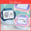 Kids Magnetic Writing Drawing Slate Magic Eraser Doodle Pad Color Board Sketch
