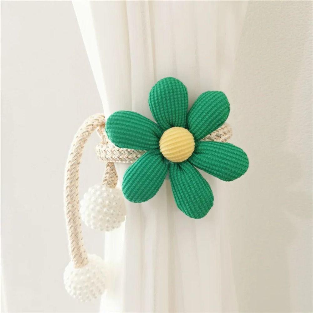 1PC Flower Shape Curtain Buckle Clip Magnetic Buckle Curtain Holders Curtain Accessories  Kids Room