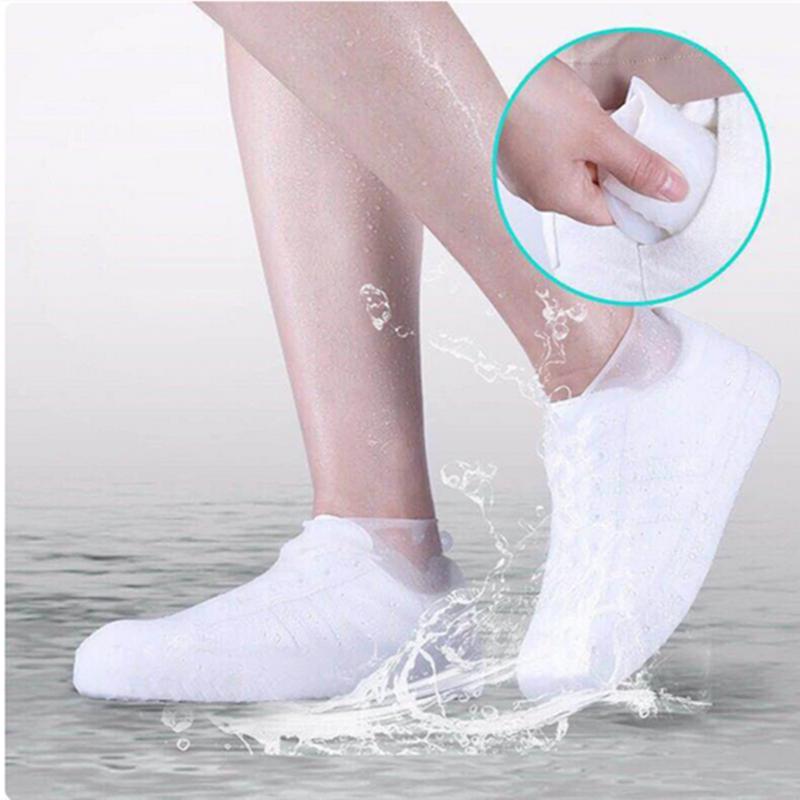 Waterproof Silicone Shoe Covers Reusable Non-Slip Wear-Resistant Rain Shoe Covers Protector Anti-Slip Boot For Outdoor Rainy Day