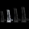 Horse Transparent Dildo Whispy M 15 X 4.2cm - ClearlyHorny - TRANSPARENT DILDO
