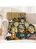 Game F-Fallout Cool Blanket Plush Nap Sofa Rug For Living Room Warm Office Bedroom Birthday Home Travel  Gifts