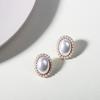 Elegant Non-Pierced S925 Geometric Pearl Ear Clips for Women