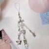 Handmade Beaded Phone Strap With Cute Charm For Girls Y2K Style Anti Drop Fashion Keychain Jewelry Accessory
