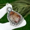 925 Silver Trillion Noreena Jasper Stone Mother Bezel Anniversary Trendy Pendant