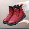 Designer Warm Waterproof Non-slip Ankle Boots Women Plush Cozy Light Flat Platform Boots Luxury Winter Snow Boots Botas Mujer
