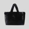 Fashion Large Tote Bag Luxury Plush Women Handbags Designer Lady Hand Bags Fluffy Soft Plush Shopper Bag Warm Winter Sac 2022 KTY
