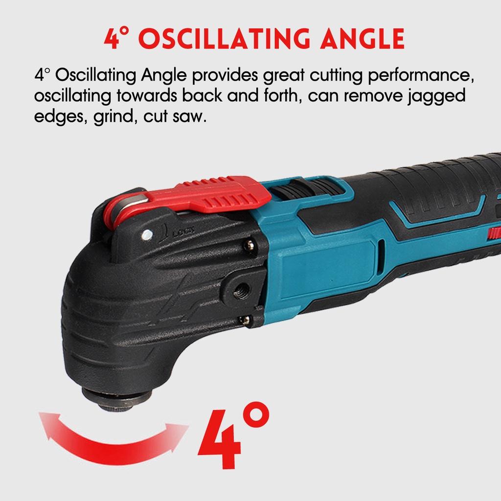 Rechargeable Multifunction Oscillating Multi Tools Electric Trimmer Saws Woodworking Tools for Makita 18V Battery