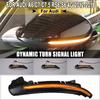 2Pieces LED Dynamic Turn Signal Light for A6 C7 C7.5 RS6 S6 4G 2012-2018 Car Side Wing Rearview Mirror Blinker Indicator