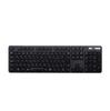 ELECOM USB Wireless Keyboard (Receiver Included), Thin Membrane, Full Keyboard, Black, TK-FDM110TXBK