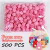 500 Pcs Mini Flowers Head Teddy Bear of Roses 3.5cm Foam Artificial Flowers for DIY Wedding Decorative Christmas Home Decor