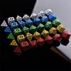 New For TRPG DND 7-Die Game Accessory Iidescent Glitter Dice Set