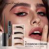 Waterproof Tear Off Brow Tint Long-Lasting Eyebrow Gel Easy Peel Off Eyebrow Makeup for Beginners Natural Brow Color