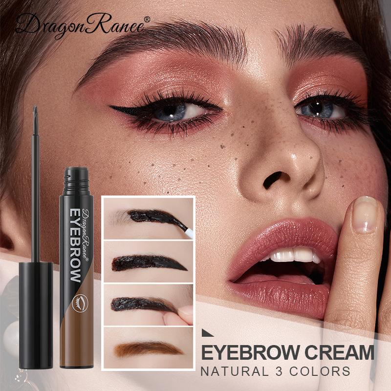 Waterproof Tear Off Brow Tint Long-Lasting Eyebrow Gel Easy Peel Off Eyebrow Makeup for Beginners Natural Brow Color