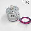 1 Piece Dc 3V 5V 6V 7400Rpm Mini 320 Motor Micro 24Mm Round Spindle Motor 12T Plastic Gear Diy Solar Power Fan Hobby Toy Model