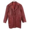 Genuine Leather Leather Jacket 18 Red Genuine Leather Coat Women Used