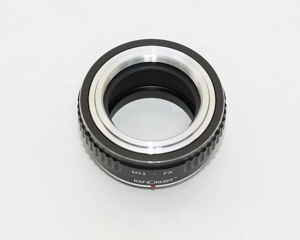 CONCEPT M42 Mount To Fuji X FX Mount Adapter with Lens Cloth K&F M42-fx (KFFX)
