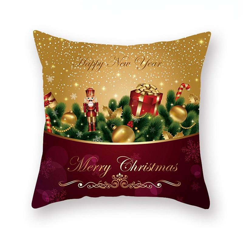 Santa Pillowcase Happy New Year Xmas Gifts Christmas Decor for Home Merry Christmas Ornament Navidad Natal Xmas Gifts