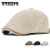 Однотонная кепка Forward, весенне-летняя женская ретро-кепка, мужской повседневный универсальный берет