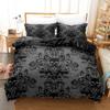 Colorful Skull Pattern Comforter Bedding Set,Duvet Cover Bed Set Quilt Cover Pillowcase,king Queen Size Bedding Set