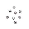 100pcs Small Hole Beads Charms Beads Antique Silver Color Zinc Alloy 4X4X4mm