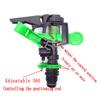 1 Pcs G1/2'' 360 Degree Adjustable Sprinkler Irrigation Watering Garden Spray Nozzle Greenhouse Farm Drip Irrigation Tool