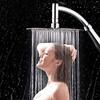 (Nikita) High Turbo Pressure Shower Head Bathroom Hand Large Rainfall Water Saving Filter