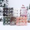 12pcs Creative Christmas Ball Pendant 6cm Xmas Tree Ornament New Bubble Balls  Merry Christmas