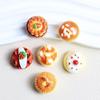 DIY Simulation Cake & Bread Miniature Play Set: Cream Glue, Keychain, Pendant & Hairpin Accessories