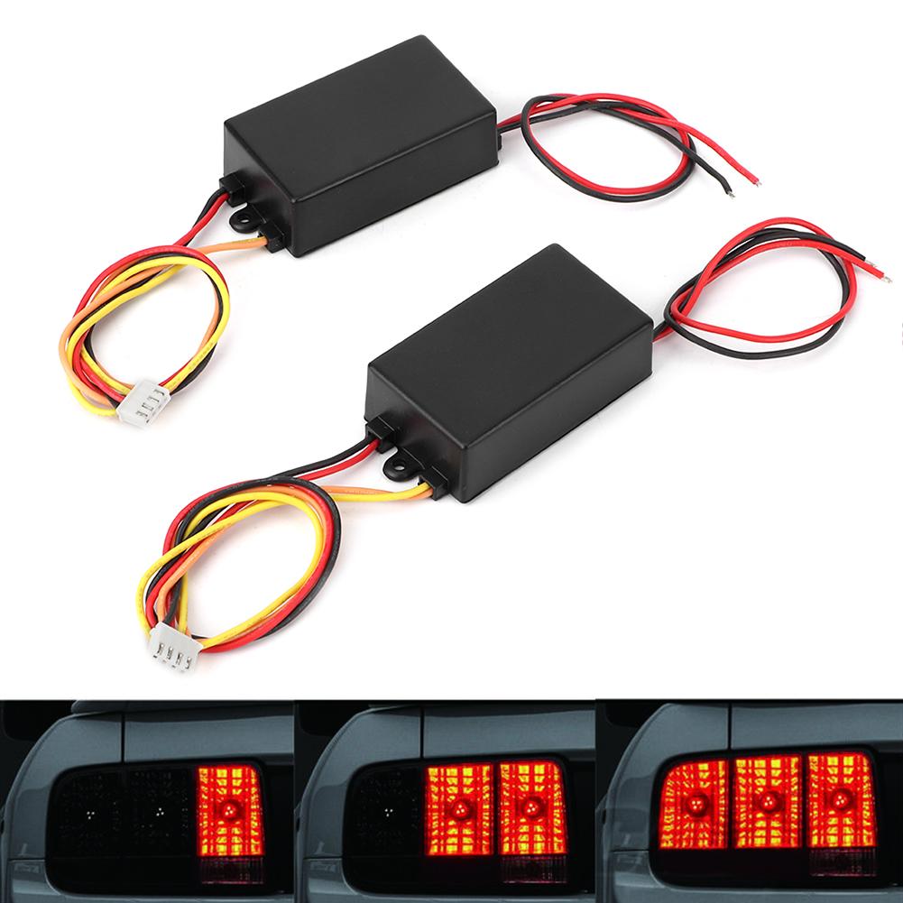 3 Step Sequential Dynamic Flash Tail Light Control Module Boxes UniversalDC12V